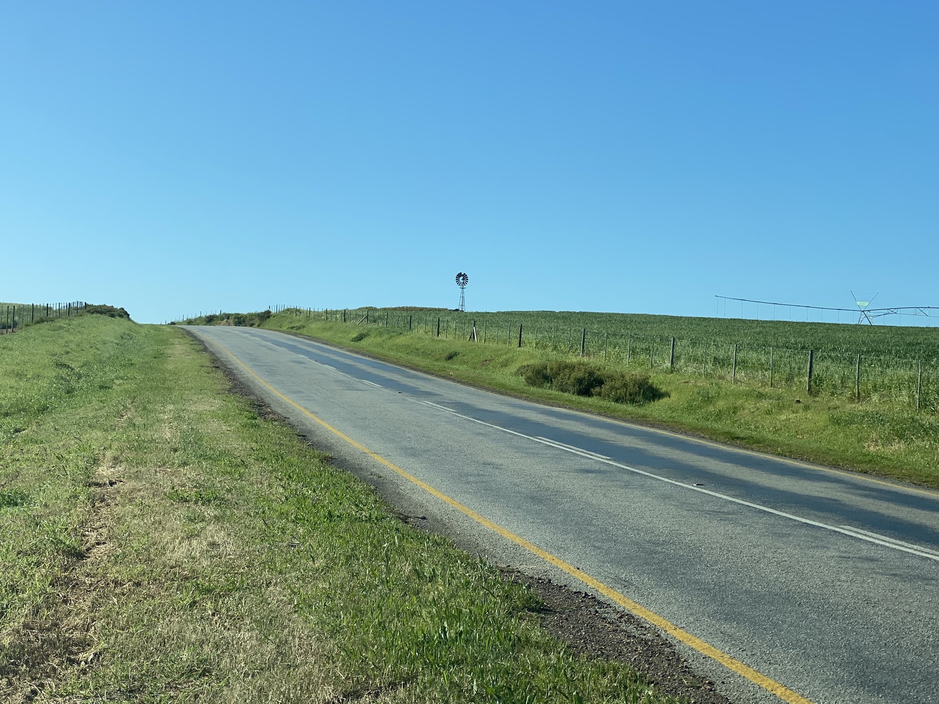 A road stretching through open South African landscape, used as a symbolic New Life image